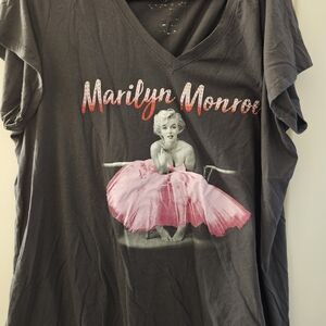 Torrid Gray Marilyn Monroe Graphic Tee